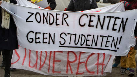 'Radicalen willen studentenprotest verstoren'