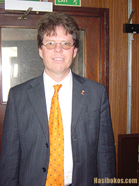 Maurice Adriaens, de nummer twee op de kieslijst van Frente Obrero (FOL)