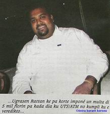 02.05.2007: Ugrasen Rattan uit Trinidad is vastbesloten het huis te Marazul op te eisen. Klik voor groter.