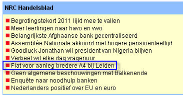 16.09.2010: Nieuwe Fiat wordt drie meter breed